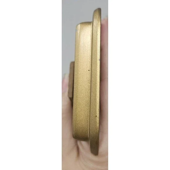 Vintage The Bucklers Inc 5th Ave NY Enamel Picture Photo Frame Swivel Back Heavy - Picture 8 of 16